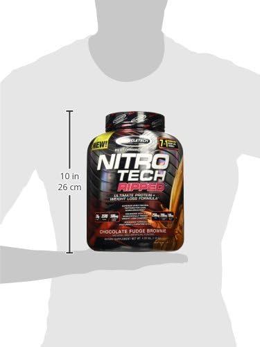 MuscleTech Nitro-Tech Ripped Lean Whey Protein Powder Whey Protein Isolate Weight - Maple Wellness Supplements