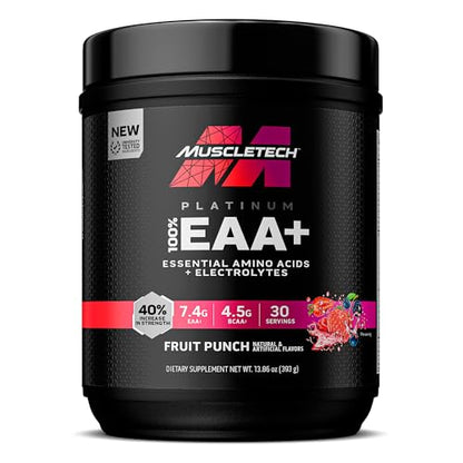 MuscleTech | Platinum 100% EAA+| Essential Amino Acids| Muscle Strength Builder - Maple Wellness Supplements