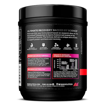 MuscleTech | Platinum 100% EAA+| Essential Amino Acids| Muscle Strength Builder - Maple Wellness Supplements