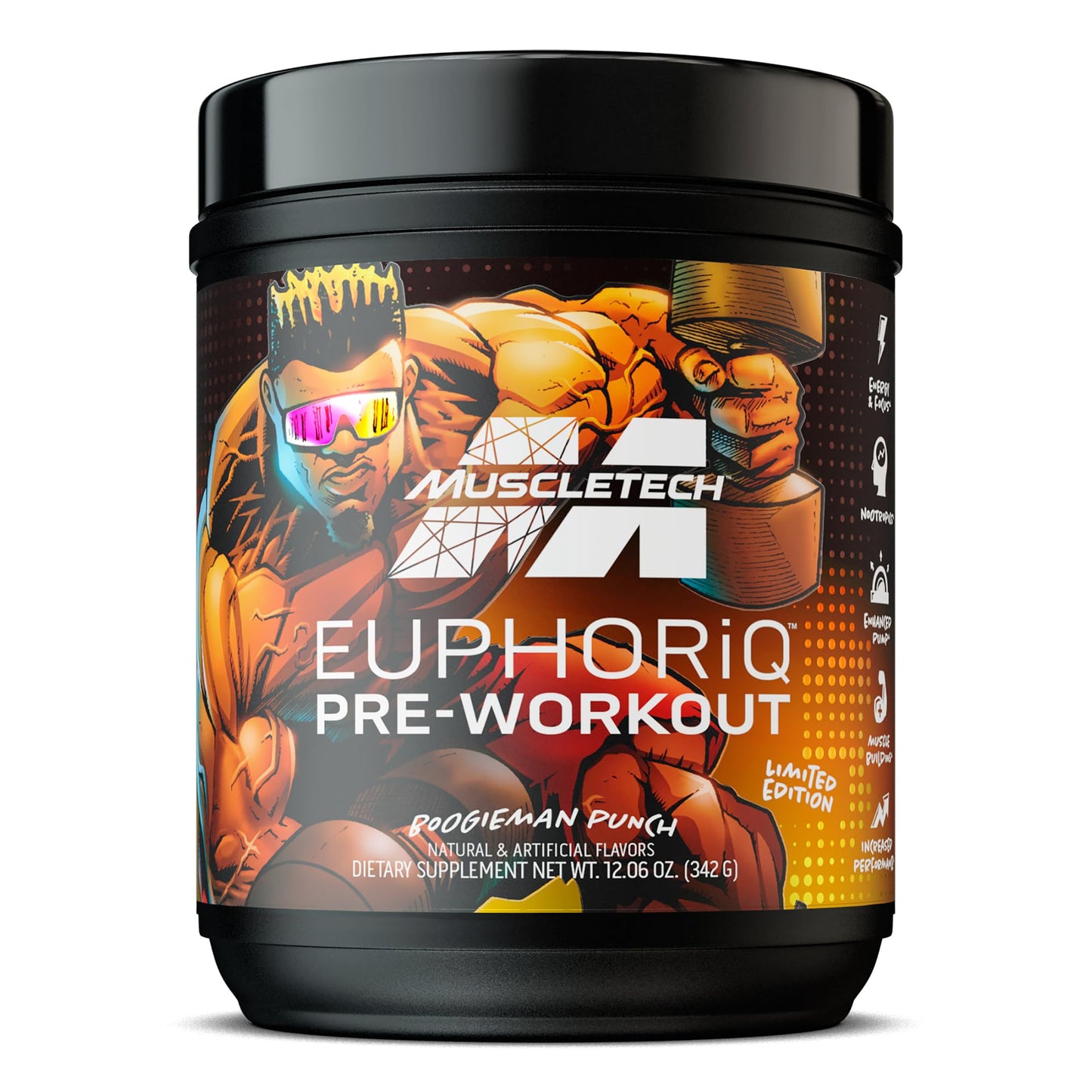 MuscleTech Pre Workout Powder EuphoriQ PreWorkout Smart Pre Workout Powder - Maple Wellness Supplements