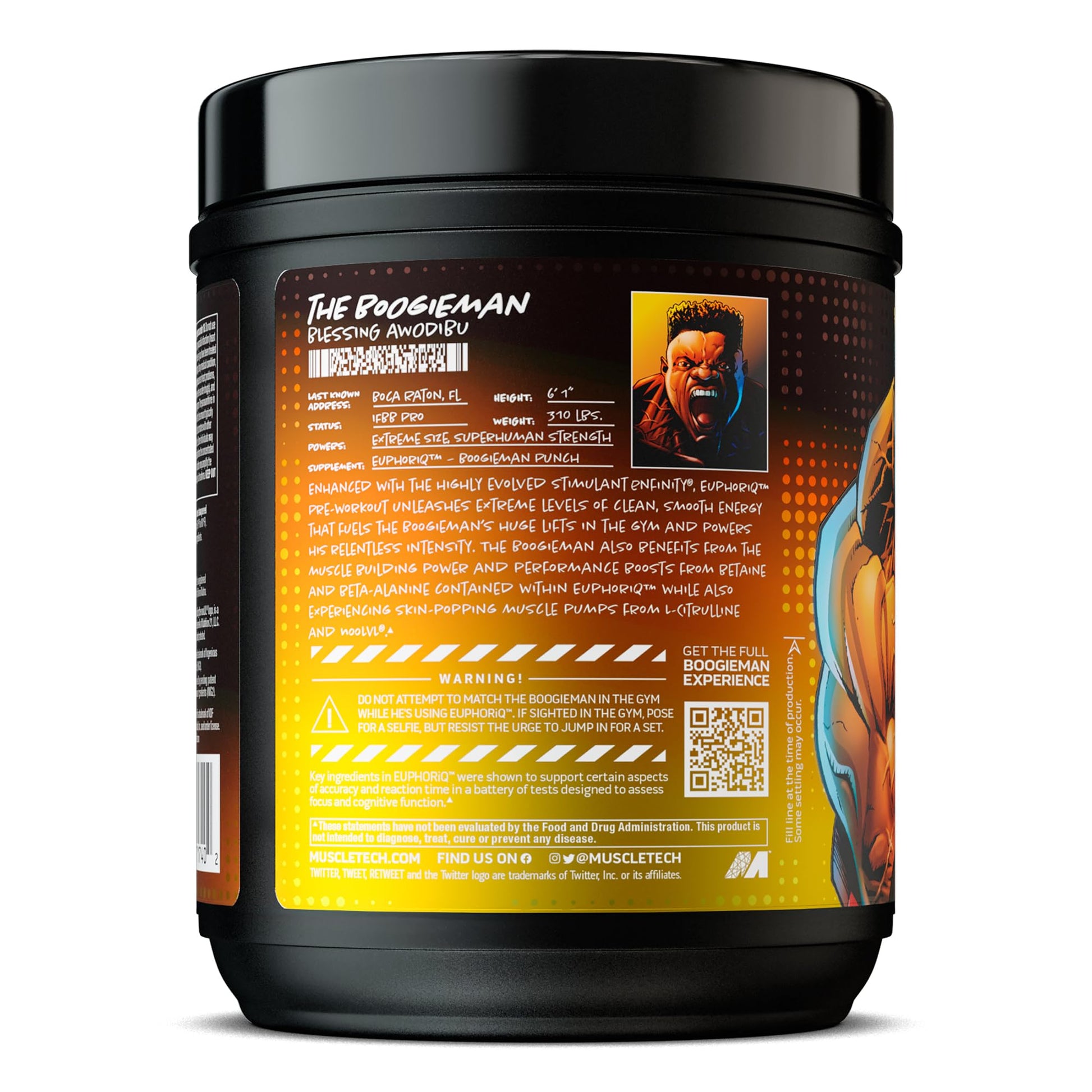 MuscleTech Pre Workout Powder EuphoriQ PreWorkout Smart Pre Workout Powder - Maple Wellness Supplements