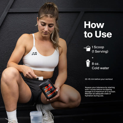 MuscleTech Pre-Workout Powder, Vapor X5 - Sports Nutrition Muscle Building Supplements for Women & Men - Intense Muscle Pump Energy Powder Drink Mix - Maple Wellness Supplements