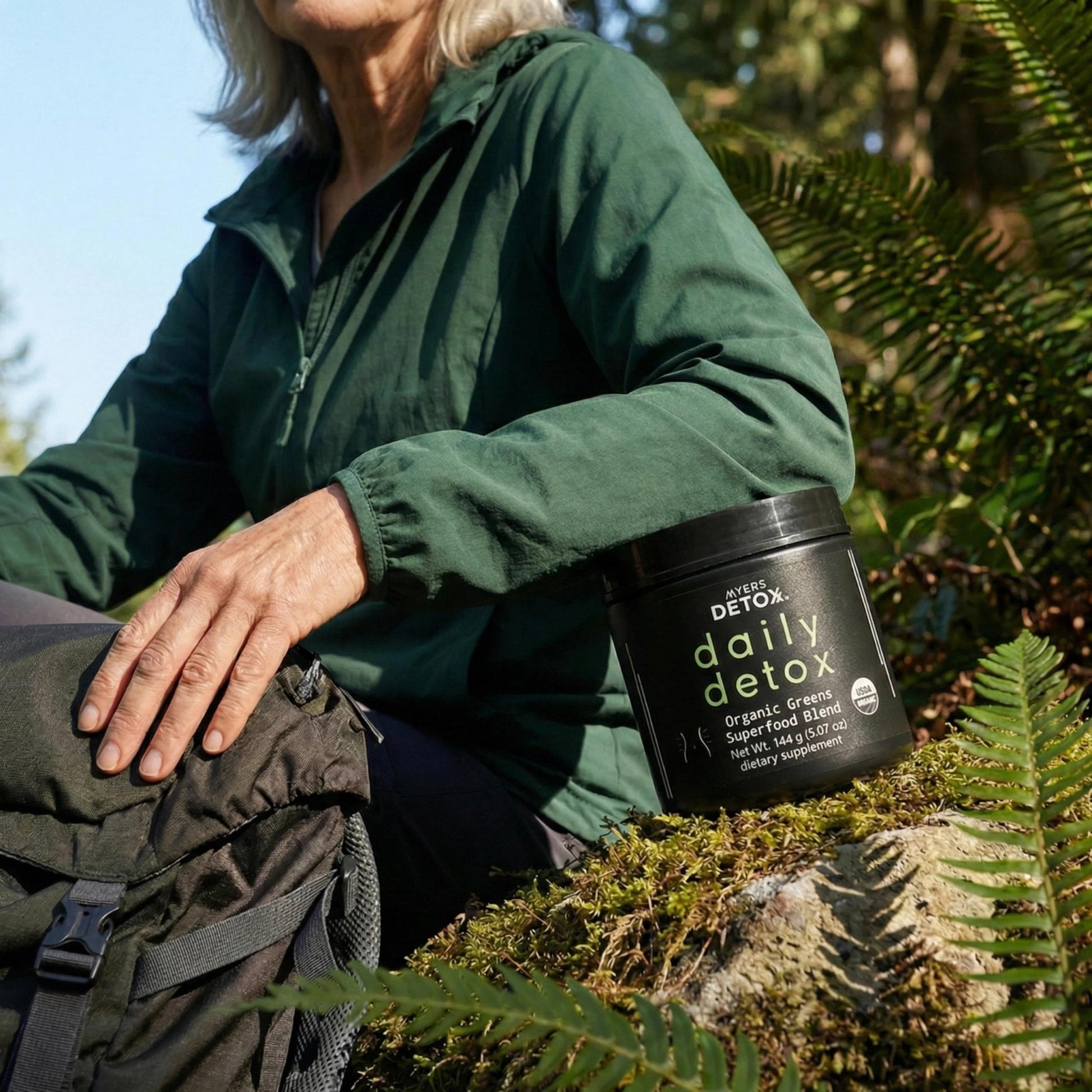Myers Detox Daily Detox Greens Powder, Organic Superfood Supplement for Detox, Gut Health, Energy, Immune Support, Overall Wellness, Gluten Free Multivitamin Drink Mix, - Maple Wellness Supplements