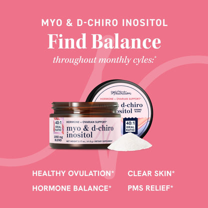 Myo-Inositol & D-Chiro Inositol Powder | Hormone Balance for Women | Ideal 40:1 Ratio - Maple Wellness Supplements