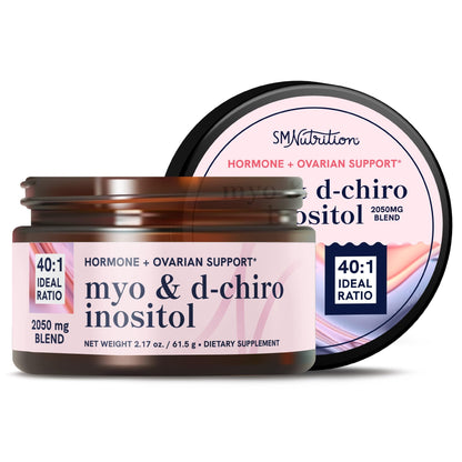 Myo-Inositol & D-Chiro Inositol Powder | Hormone Balance for Women | Ideal 40:1 Ratio - Maple Wellness Supplements