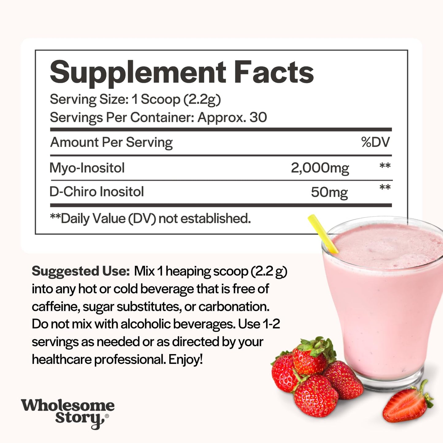 Myo-Inositol & D-Chiro Inositol Supplement Powder for Women | Hormonal Balance & Healthy Ovarian Function Support - Maple Wellness Supplements
