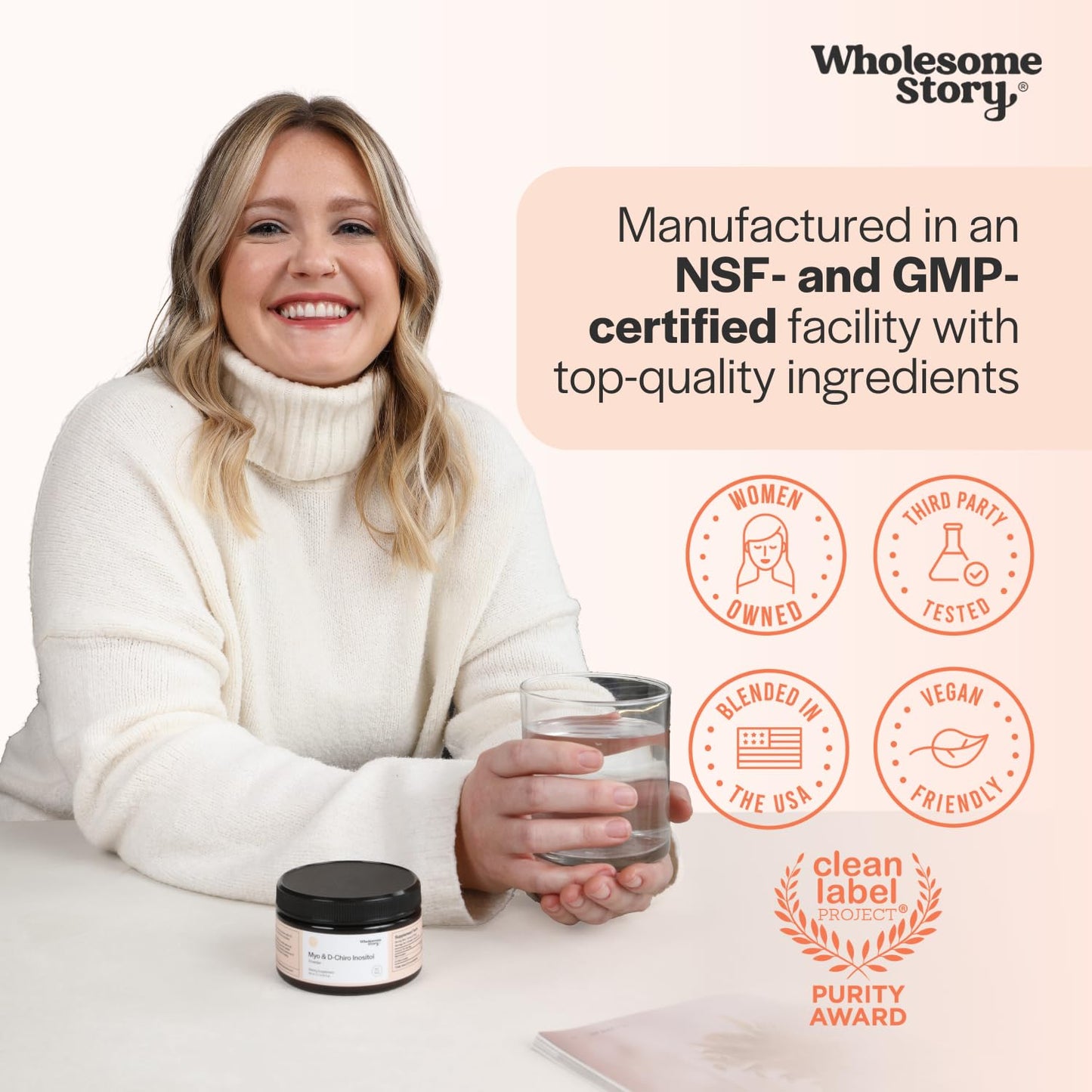 Myo-Inositol & D-Chiro Inositol Supplement Powder for Women | Hormonal Balance & Healthy Ovarian Function Support - Maple Wellness Supplements