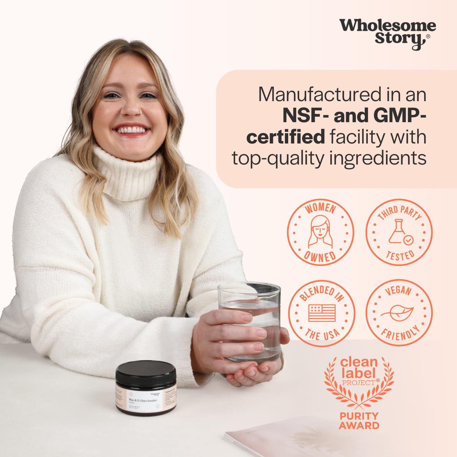 Myo-Inositol & D-Chiro Inositol Supplement Powder for Women | Hormonal Balance & Healthy Ovarian Function Support - Maple Wellness Supplements