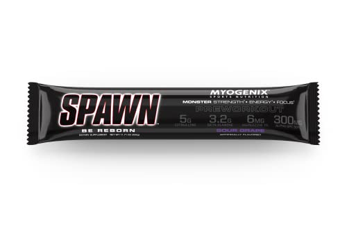 Myogenix Amino Energy Pre Workout Powder Spawn Sour Grape Flavored BCAAs Amino - Maple Wellness Supplements