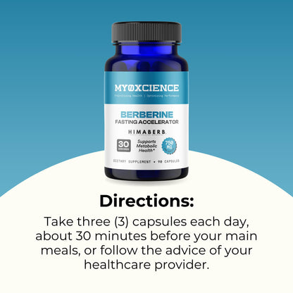 MYOXCIENCE Berberine Fasting Accelerator | Himaberb Berberine HCL with ALA (Alpha Lipoic Acid) and Biotin (90 Capsules) - Maple Wellness Supplements