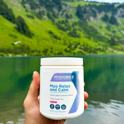 MYOXCIENCE Myo Relax & Calm | Myo-Inositol, L-Theanine, Taurine, Magnesium & GABA | Supports Sleep, Neurotransmitter & Hormone Support (Berry Flavor) (60 Servings) - Maple Wellness Supplements