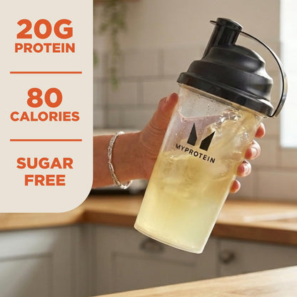 Myprotein Clear Whey Isolate Protein Powder, 1.1 Lb (20 Servings) Peach Mango, 20g Protein per Serving, Naturally Flavored Drink Mix - Maple Wellness Supplements