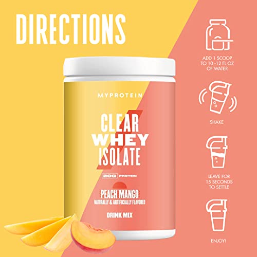 Myprotein® - Clear Whey Isolate - Whey Protein Powder - Naturally Flavored Drink Mix - Maple Wellness Supplements