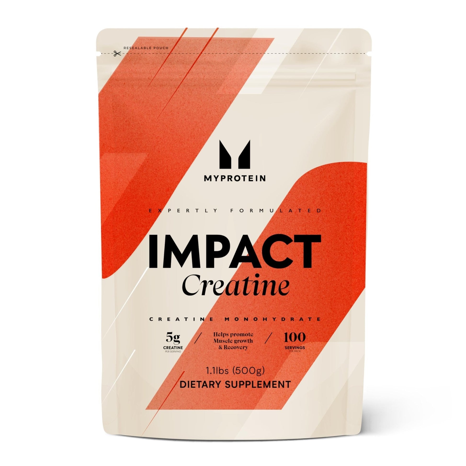 Myprotein Creatine Monohydrate Powder, 100 Servings (1.1lbs), Pure Unflavored Creatine Powder, Post/Pre Workout Supplement for All Sports & Exercises - Maple Wellness Supplements