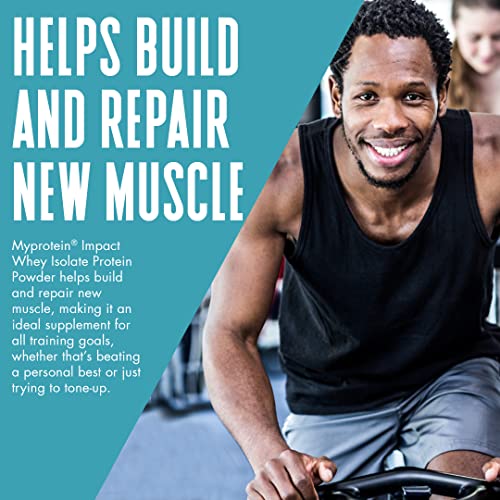 Myprotein Impact Whey Isolate Protein Powder, Gluten Free Protein Powder, Muscle Mass - Maple Wellness Supplements