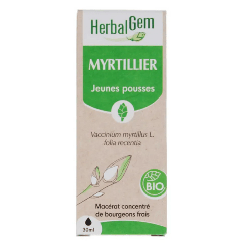 Myrtillier BIO Macérat mère Bourgeons Flacon 30 ml HERBALGEM - Maple Wellness Supplements