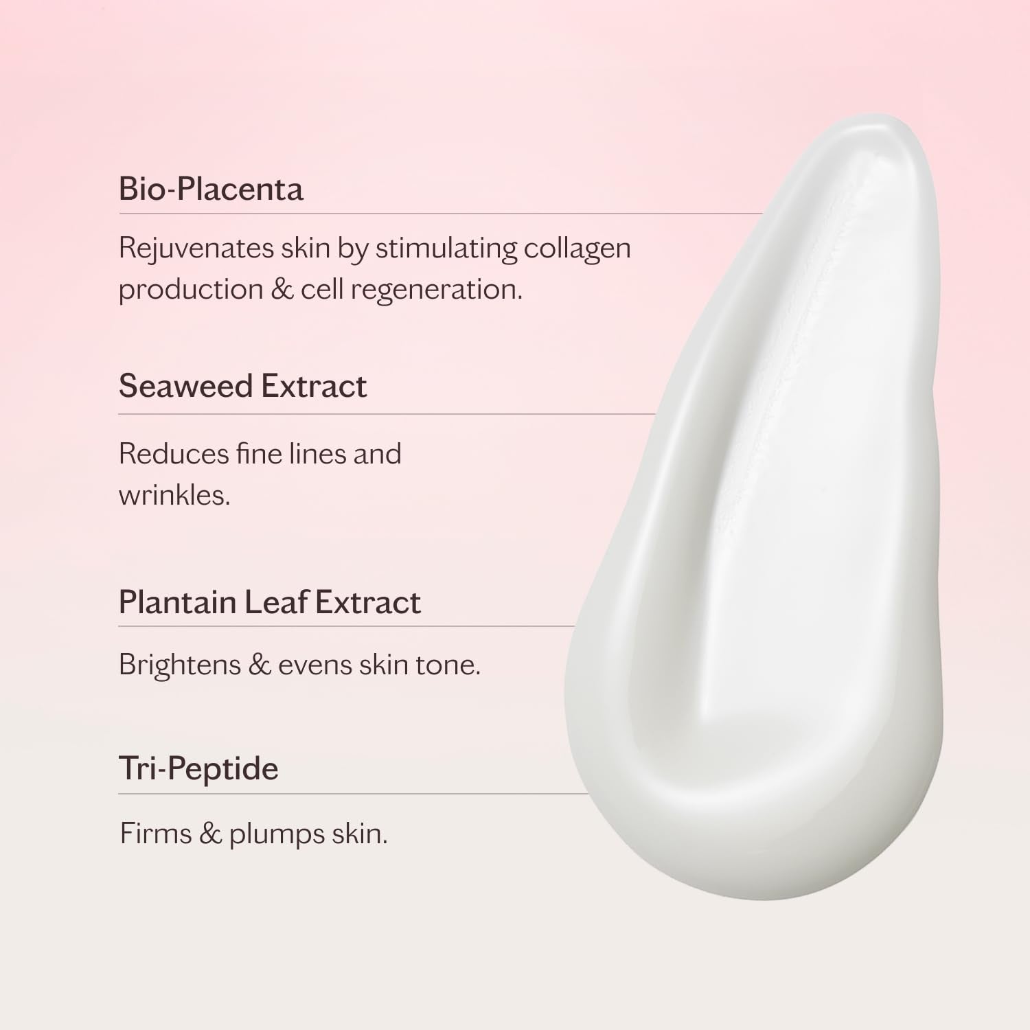 MZ SKIN Reviving Bio-Placenta & Stem Cell Serum, Night Treatment for Powerful Rejuvenation, With Peptides, Squalane & Hyaluronic Acid, Perfect For Anti-Aging, Wrinkles & Fine Lines, 1.01 fl oz - Maple Wellness Supplements