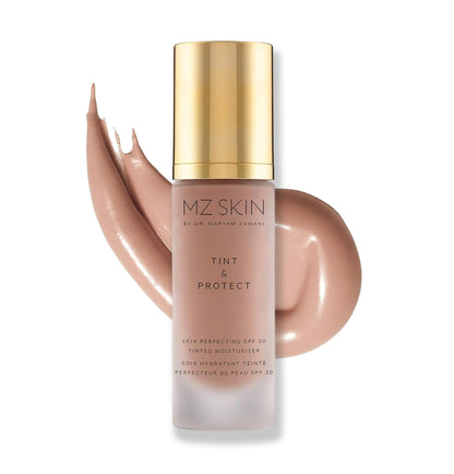 MZ SKIN Tint & Protect Skin Perfecting SPF 30 Tinted Moisturiser 1.01 fl oz | Broad Spectrum UVA/UVB | With Hyaluronic Acid, Kahai Nut Oil & Vitamin C - Maple Wellness Supplements