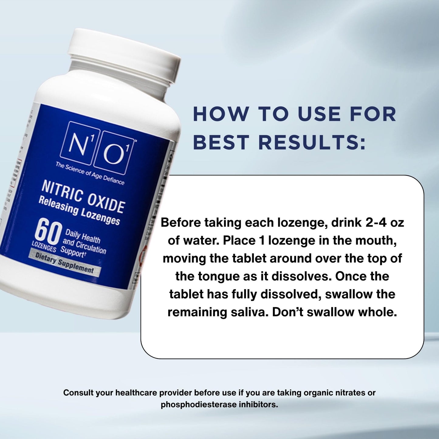 N1O1 Nitric Oxide Lozenges - 60 Count - Nitric Oxide Supplement for Heart Health, Circulation, Energy, Blood Flow, Oxygenation, Healthy Blood Pressure - Maple Wellness Supplements