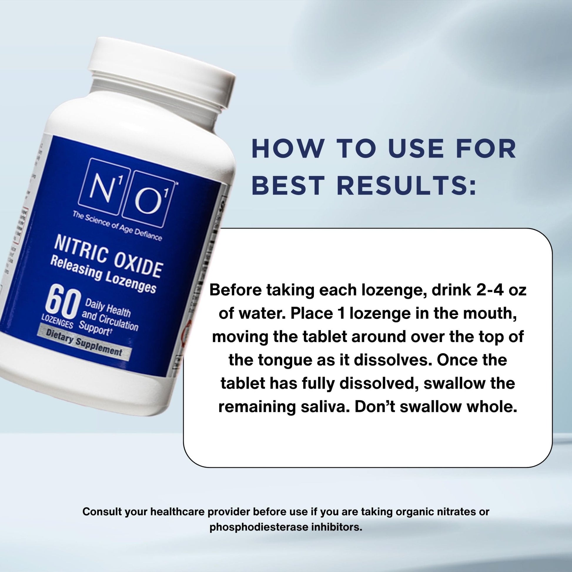 N1O1 Nitric Oxide Lozenges - 60 Count - Nitric Oxide Supplement for Heart Health, Circulation, Energy, Blood Flow, Oxygenation, Healthy Blood Pressure - Maple Wellness Supplements