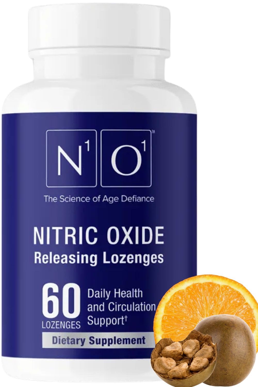 N1O1 Nitric Oxide Lozenges - 60 Count - Nitric Oxide Supplement for Heart Health, Circulation, Energy, Blood Flow, Oxygenation, Healthy Blood Pressure - Maple Wellness Supplements