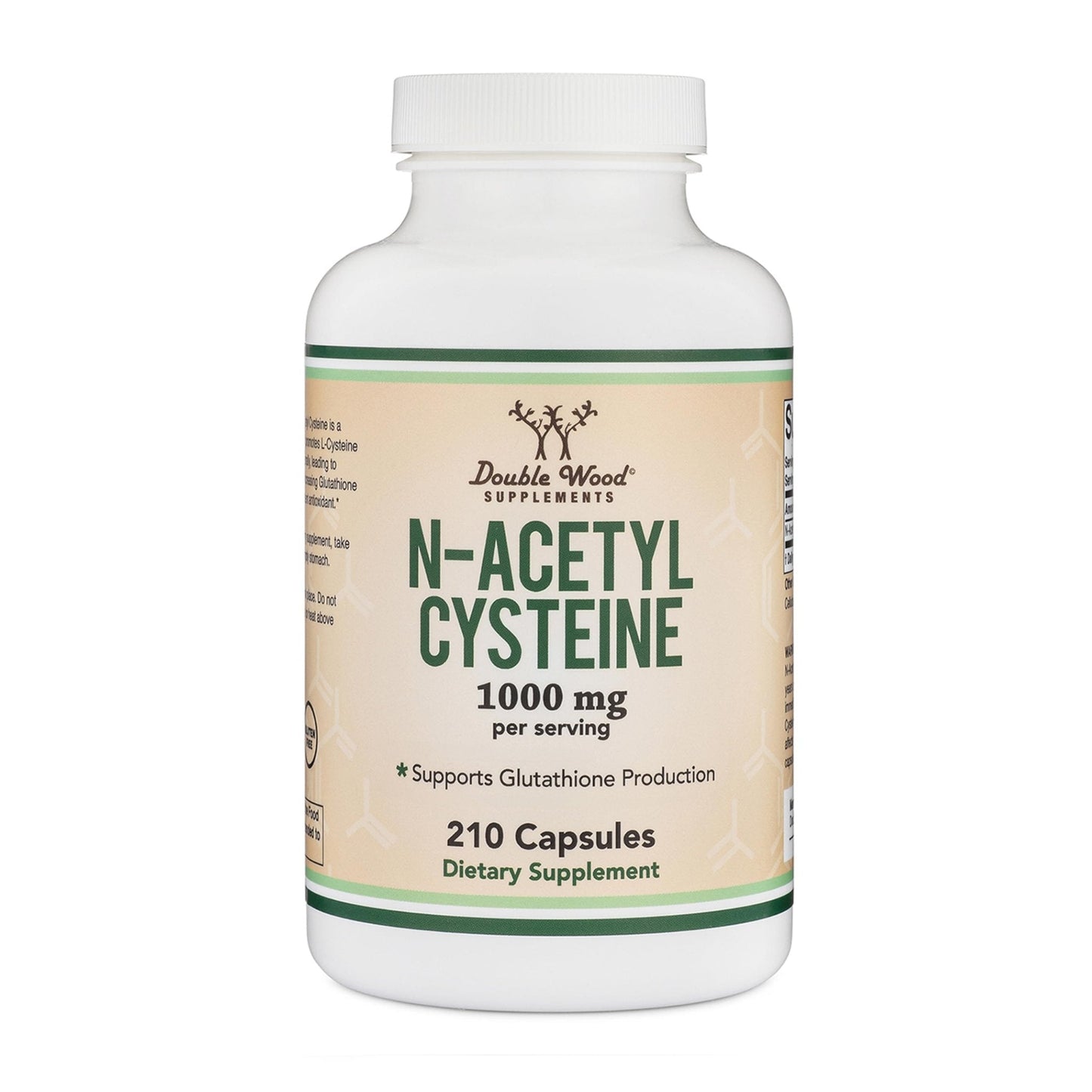 NAC Supplement (N-Acetyl Cysteine) - 99%+ Purity Tested - (1,000mg Per Serving 500mg Per Cap, 210 Capsules) (Third Party Tested) with Odor Masking Technology - Maple Wellness Supplements