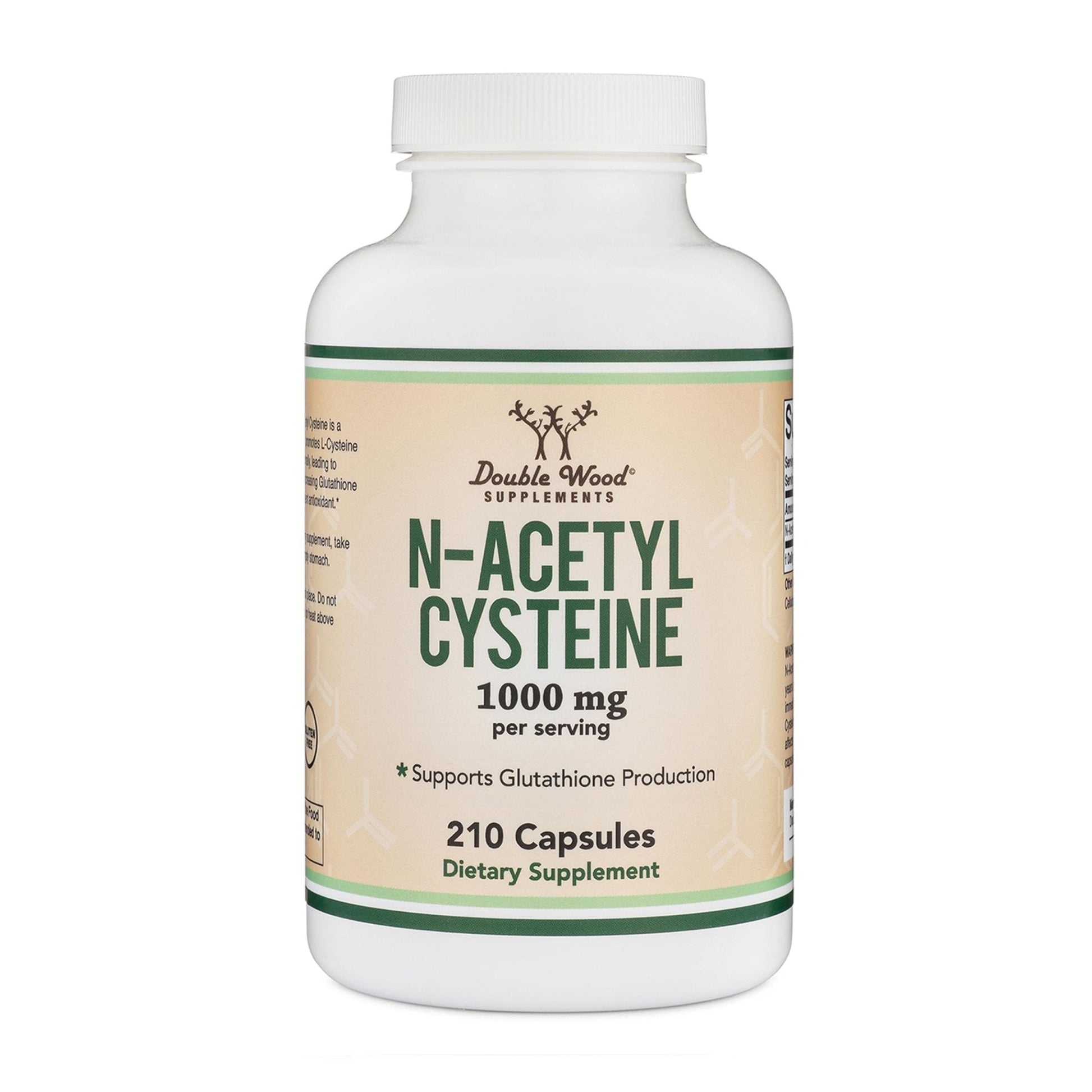 NAC Supplement (N-Acetyl Cysteine) - 99%+ Purity Tested - (1,000mg Per Serving 500mg Per Cap, 210 Capsules) (Third Party Tested) with Odor Masking Technology - Maple Wellness Supplements