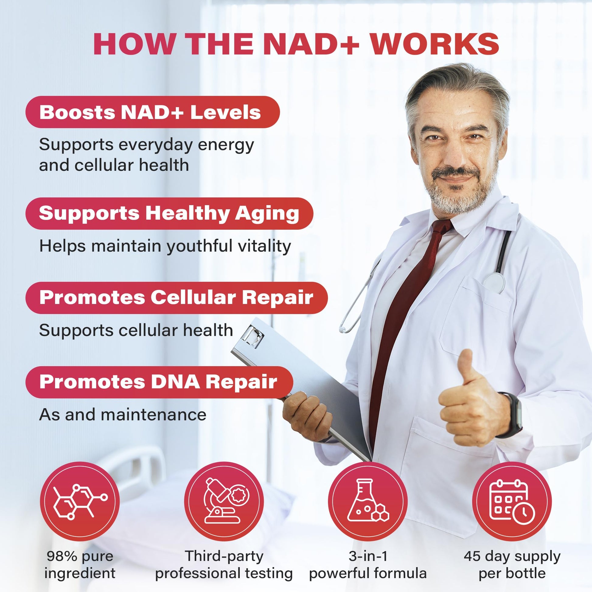 NAD+ 1000mg Liquid Packets Supplement - Premium Nicotinamide Riboside & Resveratrol for Cellular Energy,Advanced NAD Booster for Men & Women (90 Pocket) - Maple Wellness Supplements