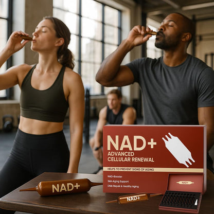 NAD Advanced Cellular Renewal - 1200mg NAD Supplement for Skin Aging Support Energy & Focus - 10 Vials (1) - Maple Wellness Supplements