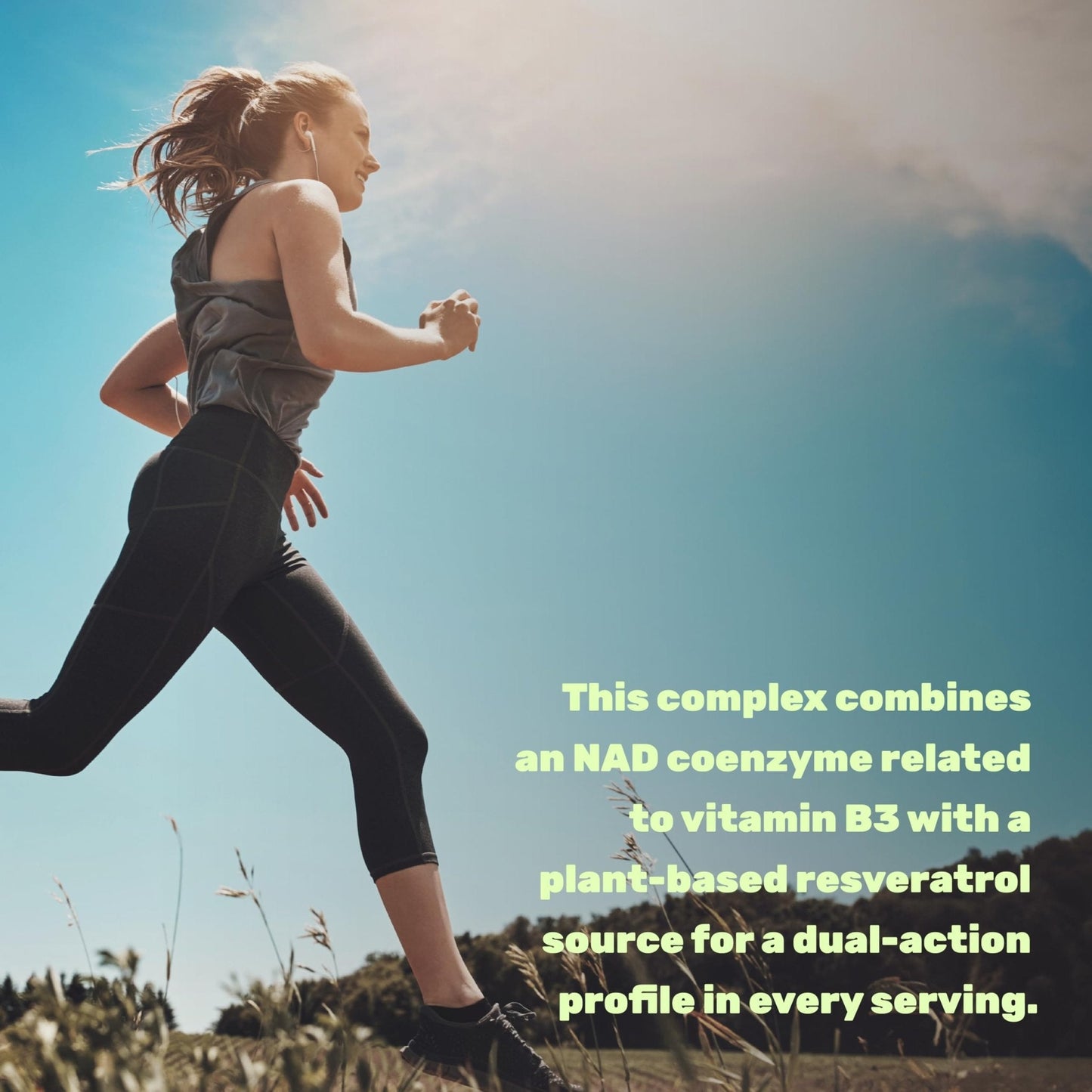 NAD+ Resveratrol Supplement 1,000mg Per Serving, 120 Veggie Capsules | 2-in-1 Extra Strength NMN Supplement Alternative | NAD Supplements for Women & Men | Non-GMO, Gluten Free - Maple Wellness Supplements