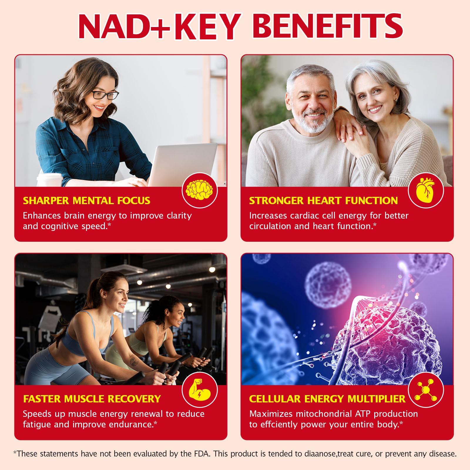 NAD+ Supplement 1000mg Liquid Packets 21pcs, Nicotinamide Riboside Resveratrol, NAD Supplements for Women Men, Anti-Aging, Repairs Cells, Support Natural Vitality - Maple Wellness Supplements