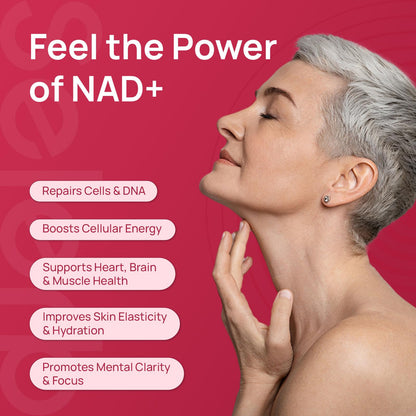 NAD+ Supplement for Women - NMN Alternative with β-NAD+, Trans-Resveratrol, CoQ10, D-Ribose - Promotes Cellular Renewal, Energy, and Radiant Skin Health - 60 Capsules Advanced - Maple Wellness Supplements