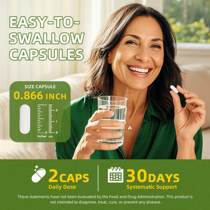 NAD+ Supplement for Women with Resveratrol , 20-in-1 NAD Plus Supplement with Liposomal Nicotinamide Riboside Boost NAD+ Levels for Cell Repair Energy, Antioxidant,Focus - 60 Vegan Capsules - Maple Wellness Supplements