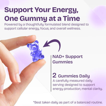 NAD Supplements for Women with Resveratrol, 1000mg Liposomal Nicotinamide Riboside with Quercetin, NMN Supplement Alternative Supports Cellular Energy & Repair, 120 NAD Gummies for Brain Boost - Maple Wellness Supplements