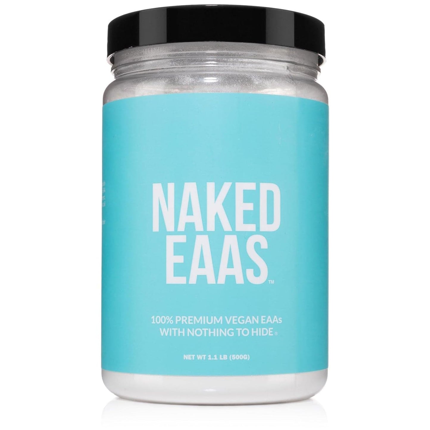 NAKED EAAs Amino Acids Powder - 50 Servings - Vegan Unflavored Essential Amino Acids 500 Grams - Instantized All Natural EAAs Powder Supplement - Maple Wellness Supplements