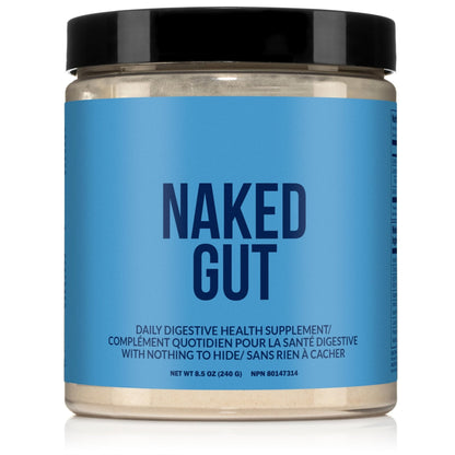 NAKED Gut - Daily Gut Health Supplement - Natural Gut Health Powder for Gut Cleanse, Digestive Support, GMO-Free, Soy-Free, Gluten-Free, - Maple Wellness Supplements