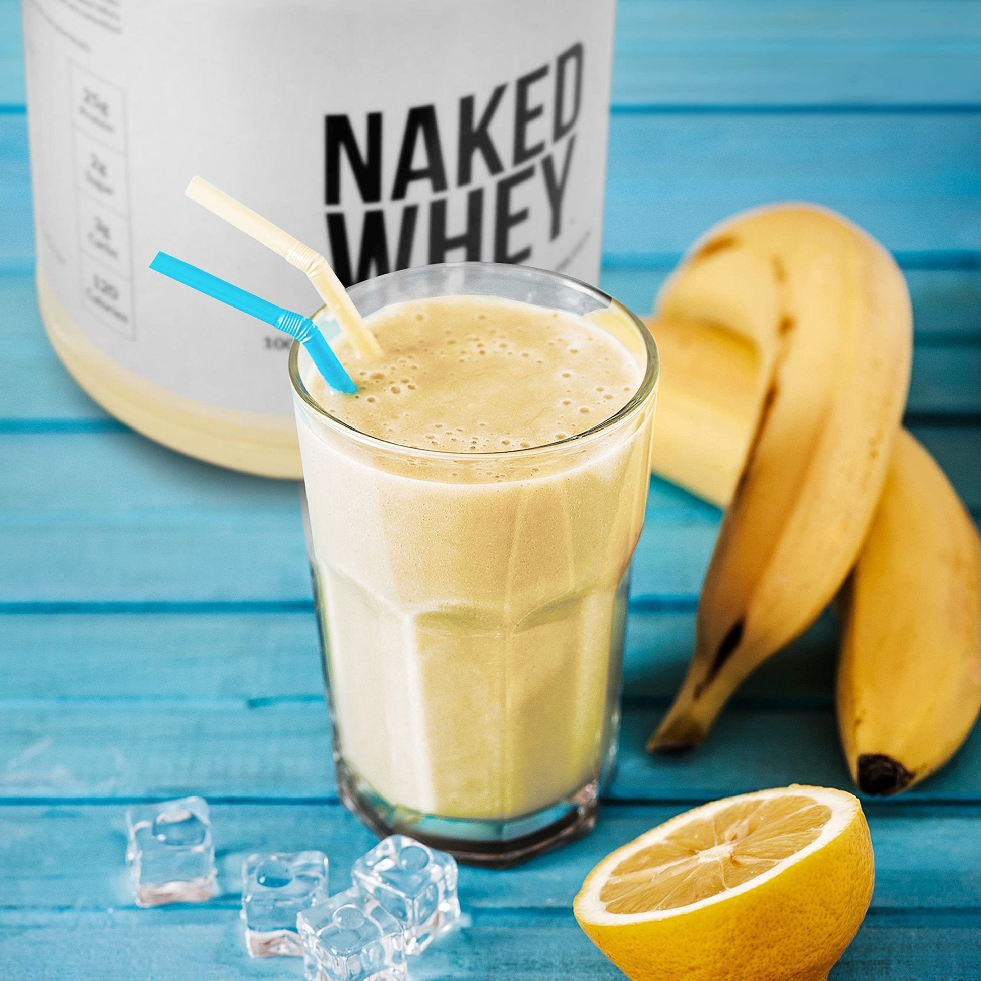 NAKED Nutrition Whey Vanilla Protein - All Natural Grass Fed Whey Protein Powder - Maple Wellness Supplements