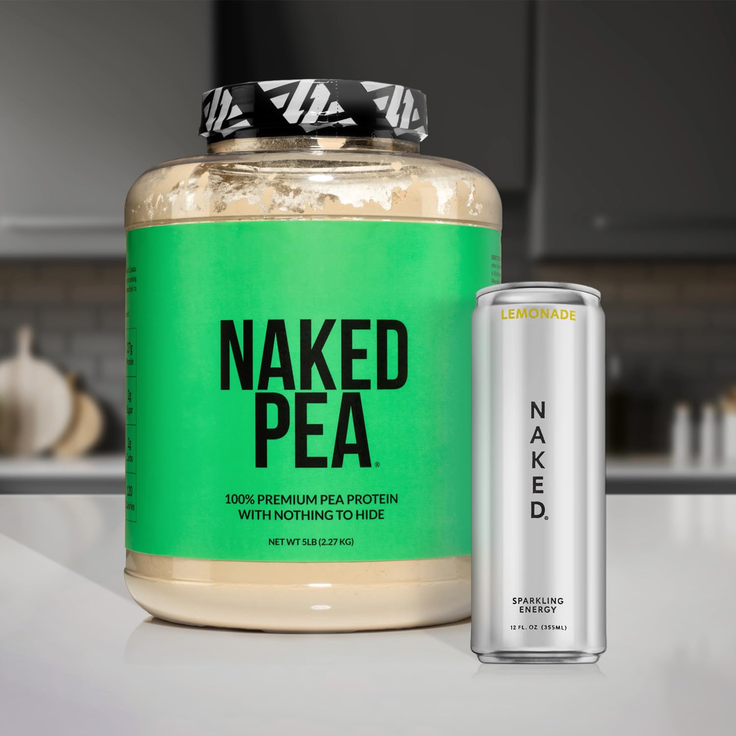 NAKED Pea - Pea Protein Isolate - Plant Based, Vegetarian & Vegan Protein. NSF Certified, Easy to Digest, Non-GMO, No Lactose - Maple Wellness Supplements