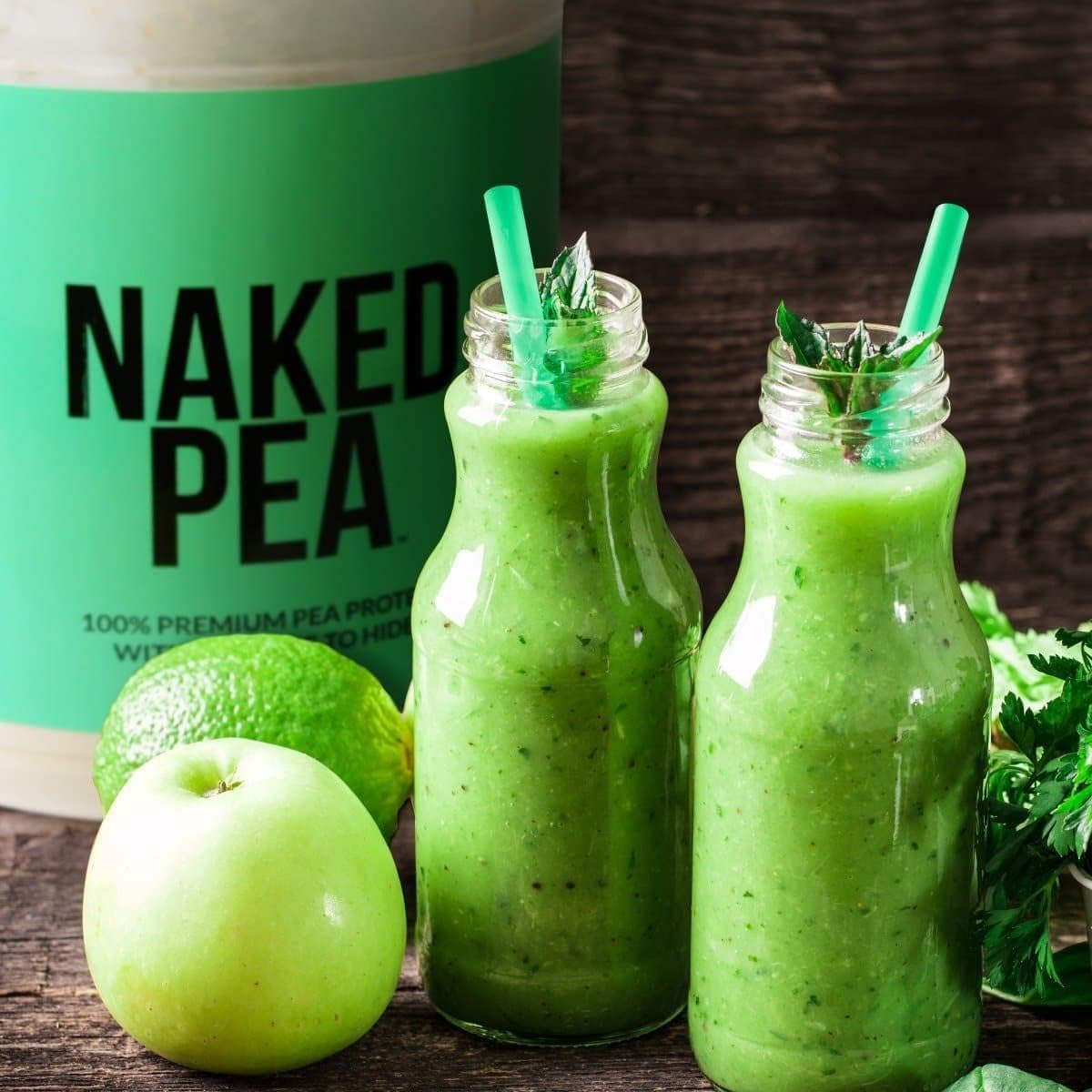 NAKED Pea - Pea Protein Isolate - Plant Based, Vegetarian & Vegan Protein. NSF Certified, Easy to Digest, Non-GMO, No Lactose - Maple Wellness Supplements