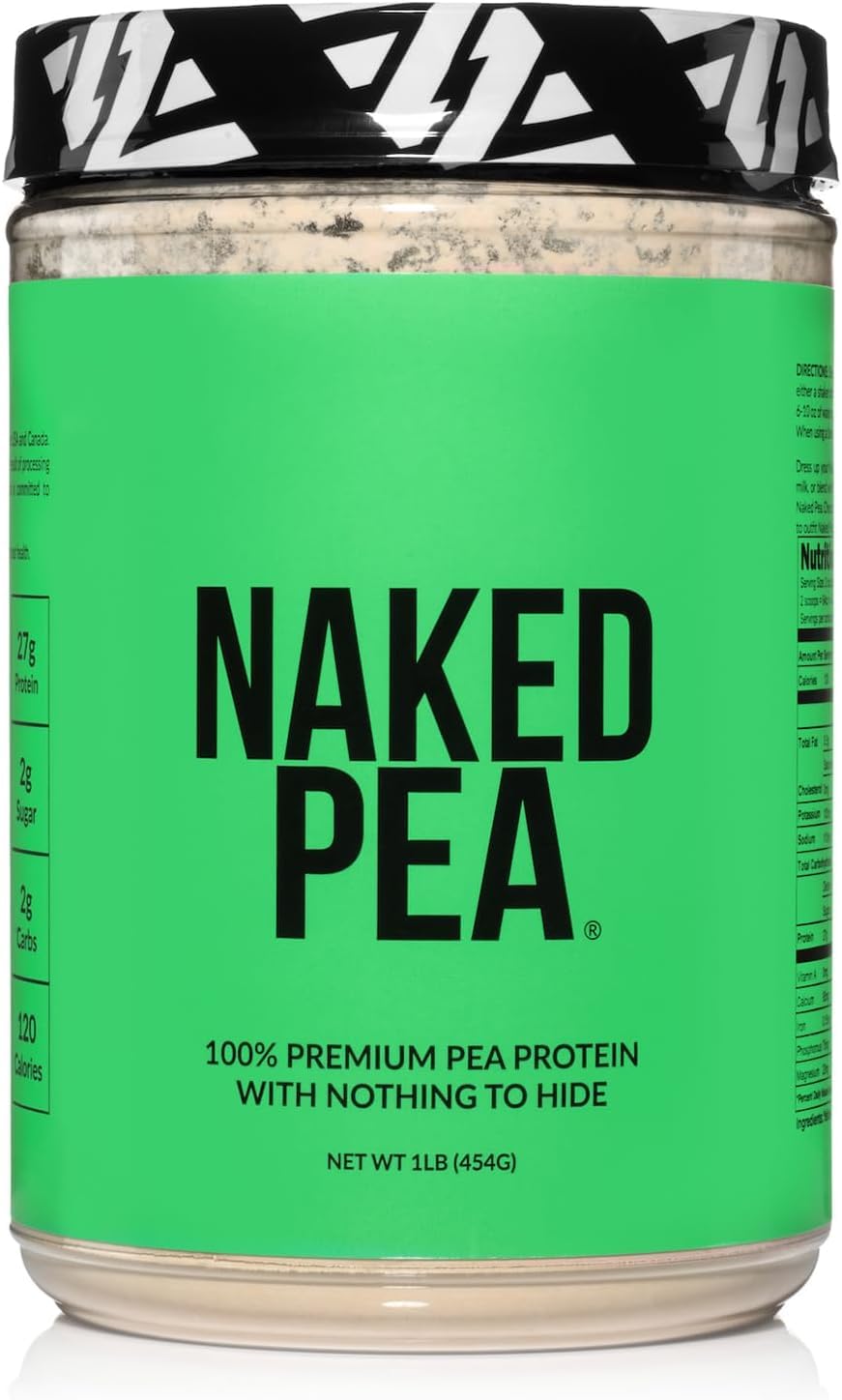 NAKED Pea - Pea Protein Isolate - Plant Based, Vegetarian & Vegan Protein. NSF Certified, Easy to Digest, Non-GMO, No Lactose - Maple Wellness Supplements