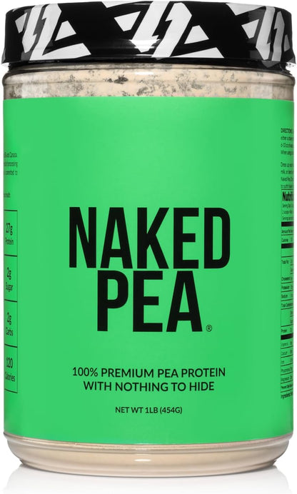 NAKED Pea - Pea Protein Isolate - Plant Based, Vegetarian & Vegan Protein. NSF Certified, Easy to Digest, Non-GMO, No Lactose - Maple Wellness Supplements