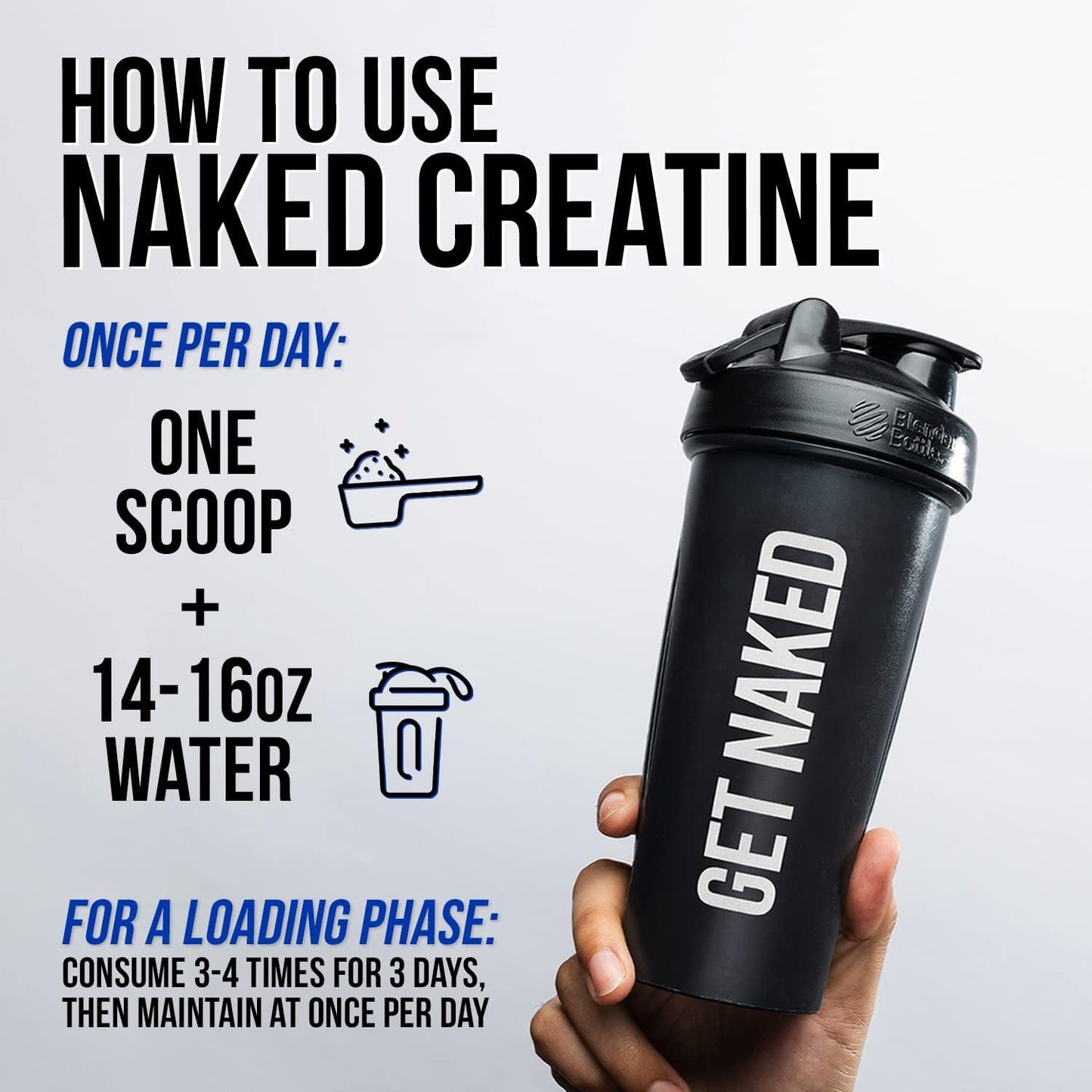 NAKED Pure Micronized Creatine Monohydrate Powder - NSF Certified, Unflavored, 500g, 1.1lb Bulk - Vegan, Non-GMO, Gluten-Free, Soy-Free - Maple Wellness Supplements