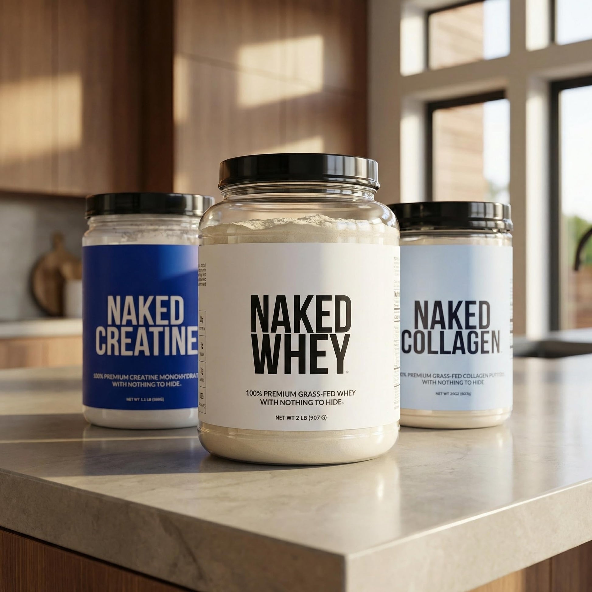 NAKED Pure Micronized Creatine Monohydrate Powder - NSF Certified, Unflavored, 500g, 1.1lb Bulk - Vegan, Non-GMO, Gluten-Free, Soy-Free - Maple Wellness Supplements