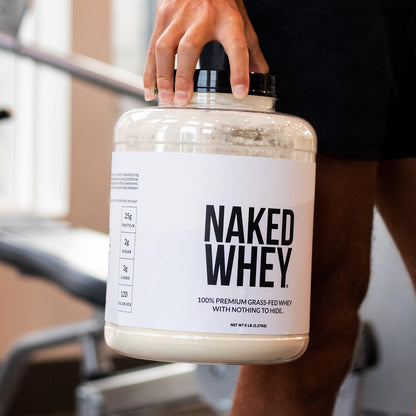 NAKED WHEY 5LB 100% Grass Fed Unflavored Whey Protein Powder - US Farms - Maple Wellness Supplements