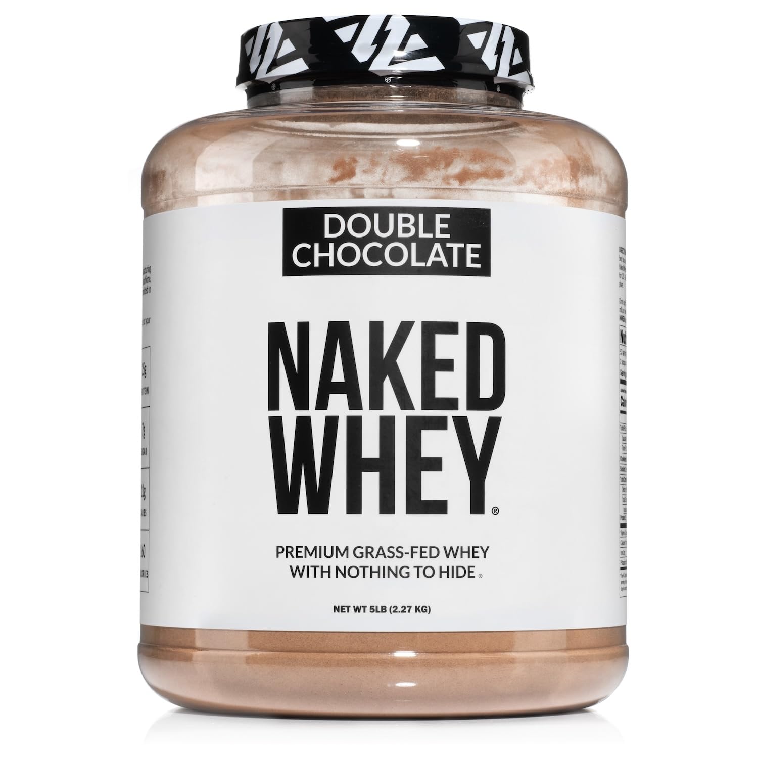 NAKED Whey Double Chocolate Grass Fed Whey Protein Powder, No GMO, No Soy - Maple Wellness Supplements
