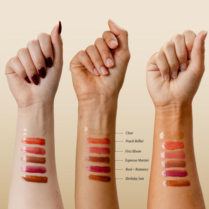 Nakery Plumping Lip Treatment for Dry Cracked Lips - Line Smoothing Lip Plumper for Women with Hyaluronic Acid Serum for Lips - Non Sticky Lip Gloss Plumper for Petal Soft Lips – Espresso Martini - Maple Wellness Supplements