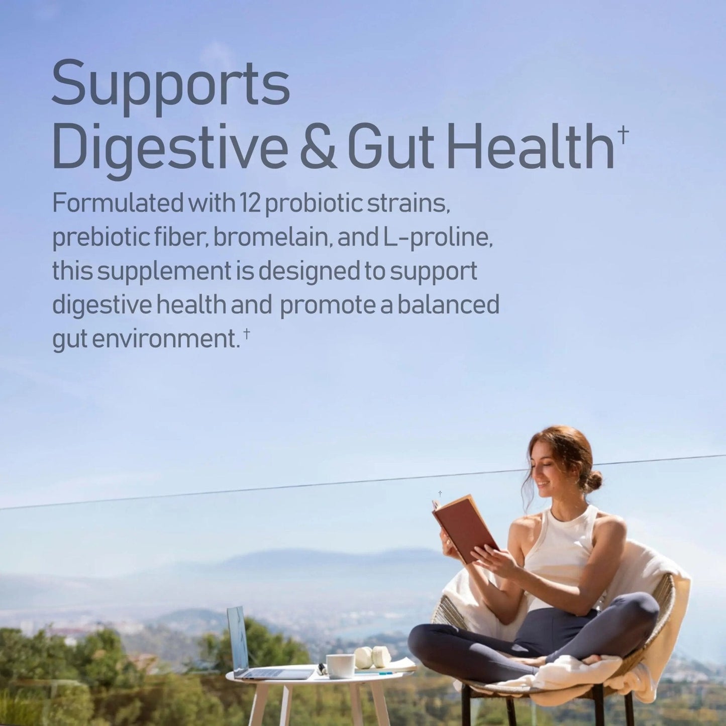 NANOWELL 12 Strains Probiotic 55 Billion CFU with Digestive Enzymes Powder - Immune Support, Gut Health, Probiotics, Prebiotics & Postbiotics - 60 Sticks, 60 Day Supply - Maple Wellness Supplements