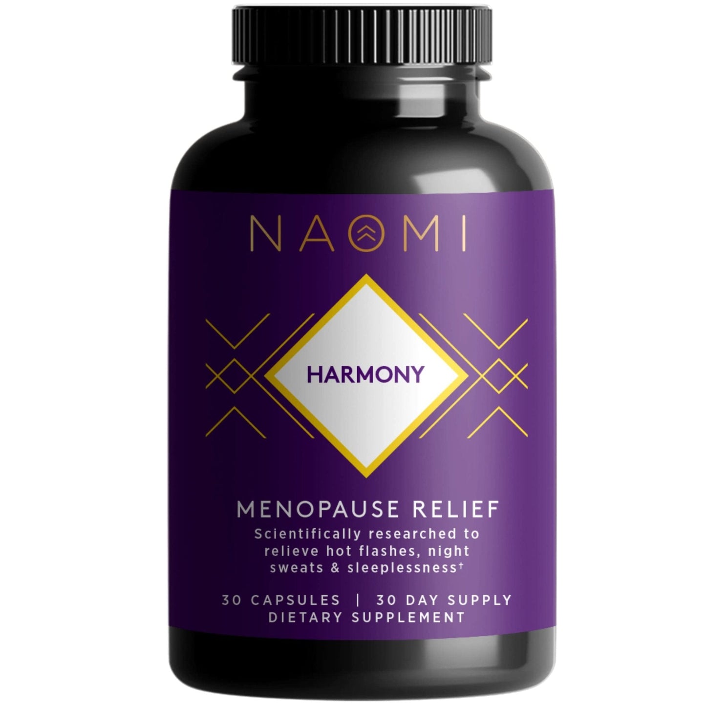 NAOMI Harmony Menopause Relief Supplement – Hormone Balance Support for Hot Flashes – 30 Veggie Capsules - Maple Wellness Supplements