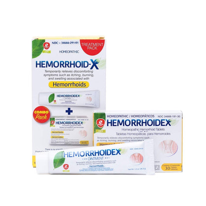 Nartex Hemorrhoid X Treatment Combo Pack 1 Tube & 30 Tablets - Maple Wellness Supplements