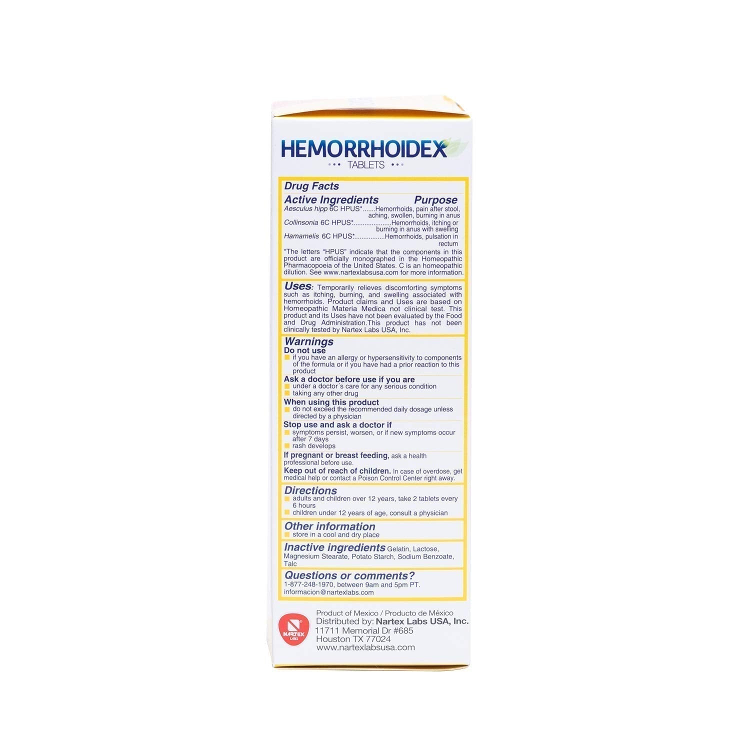 Nartex Hemorrhoid X Treatment Combo Pack 1 Tube & 30 Tablets - Maple Wellness Supplements